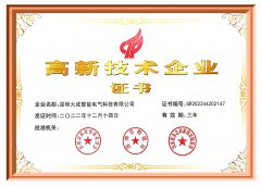高新技術企業證書